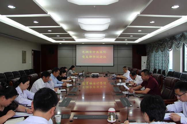 我院召開(kāi)黨支部書記會(huì)議(圖1)
